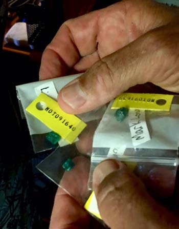 Emeralds Found Mel Fisher's Treasures