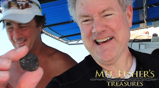 Mel Fisher's Treasures Member find Margarita Coin March 2015