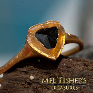 Mel Fisher's Treasures Heart Shaped Ring Found